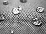 Fabric with water on it